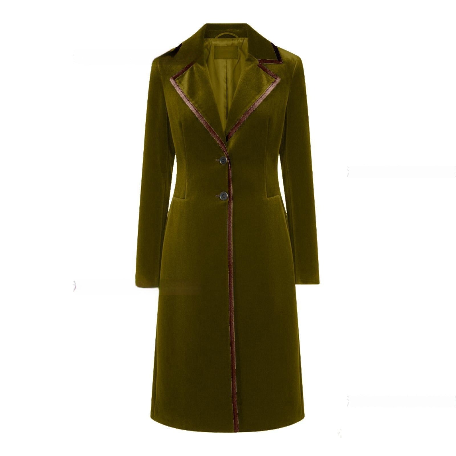 Auren Velvet Statement Coat