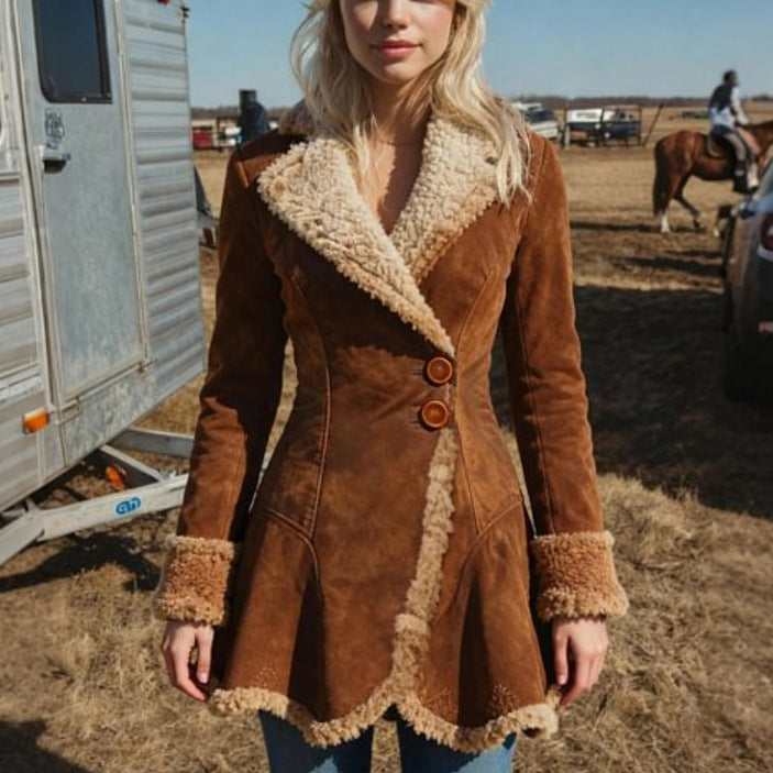 Auren Fleece Fur Coat