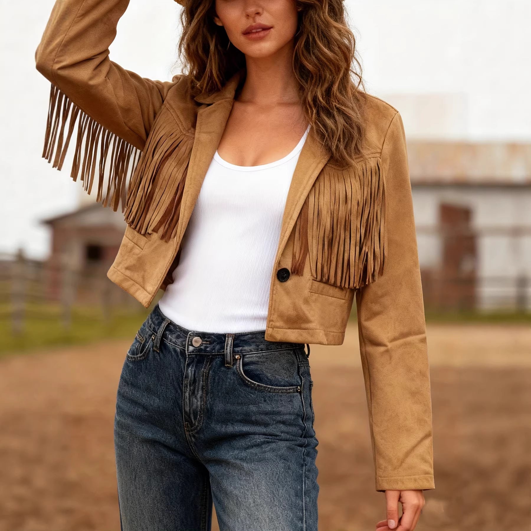Auren Tassel Trim Jacket