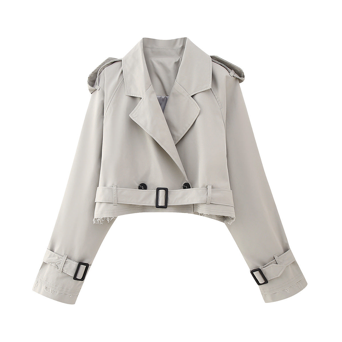 Auren Belted Short Trench Coat
