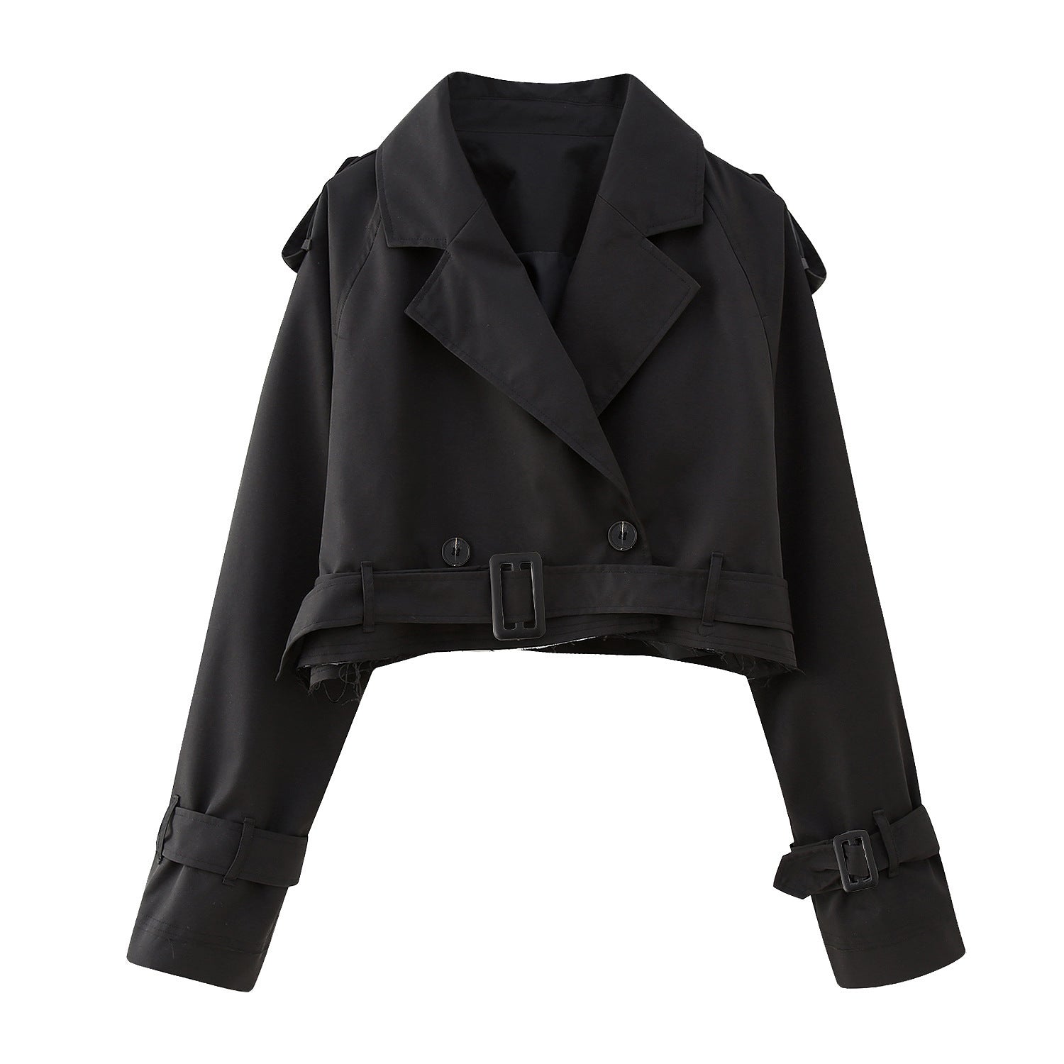 Auren Belted Short Trench Coat