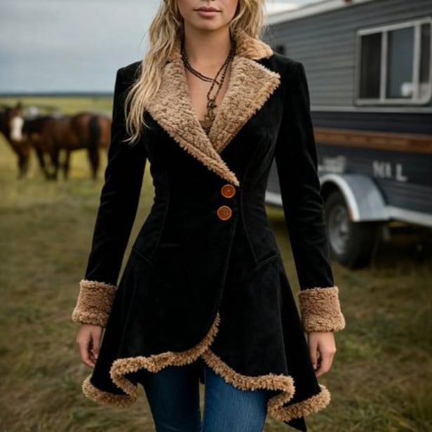Auren Fleece Fur Coat