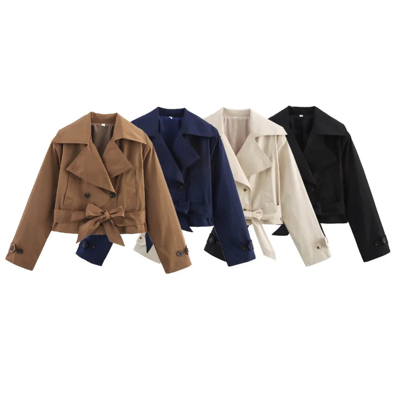 Victoria Cropped Trench – Buy 1 Get 1 Free