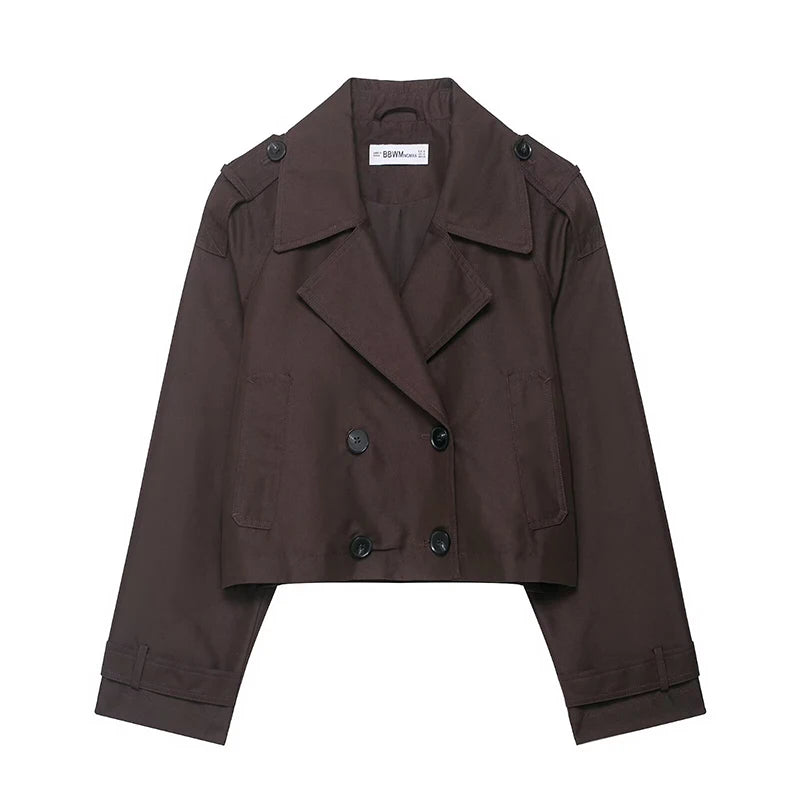 Victoria Cropped Trench