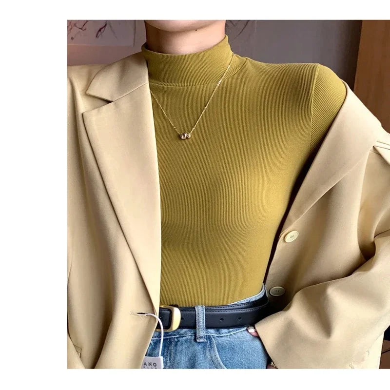 Serene Half-Turtleneck Sweater