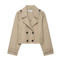 Victoria Cropped Trench