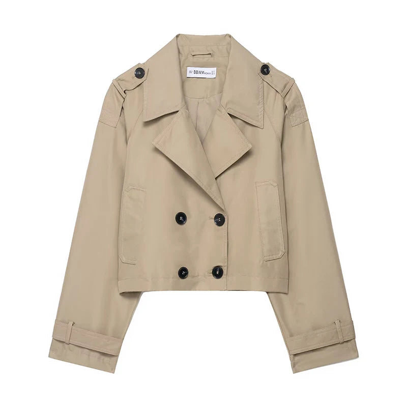 Victoria Cropped Trench