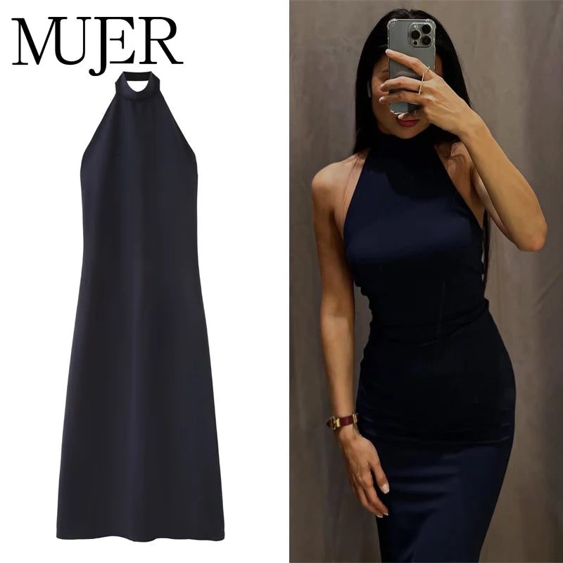 Celeste Halter Dress