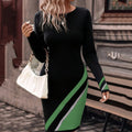 Auren Striped Commute Dress