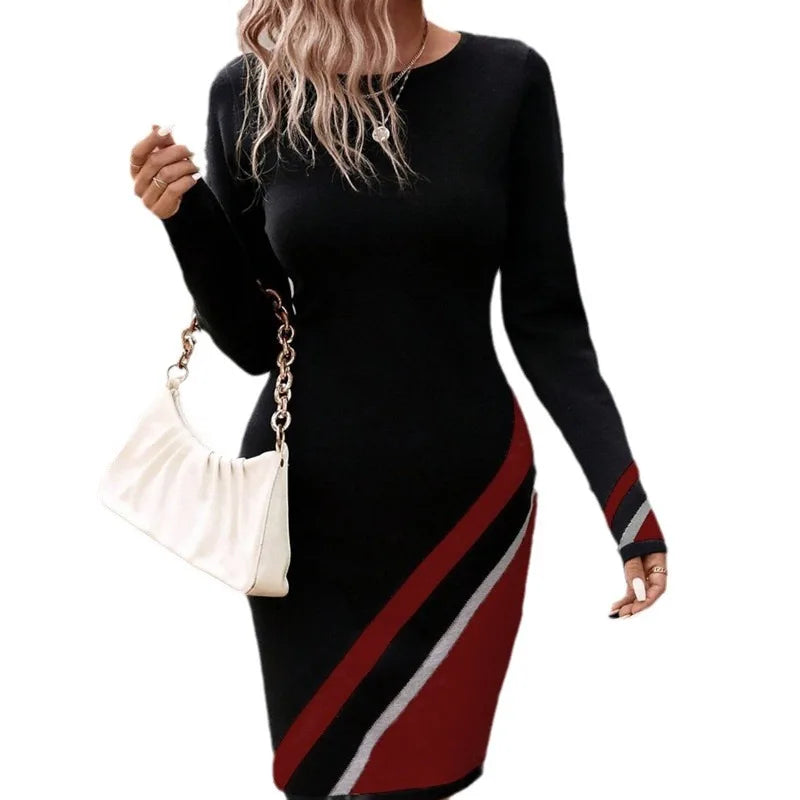Auren Striped Commute Dress