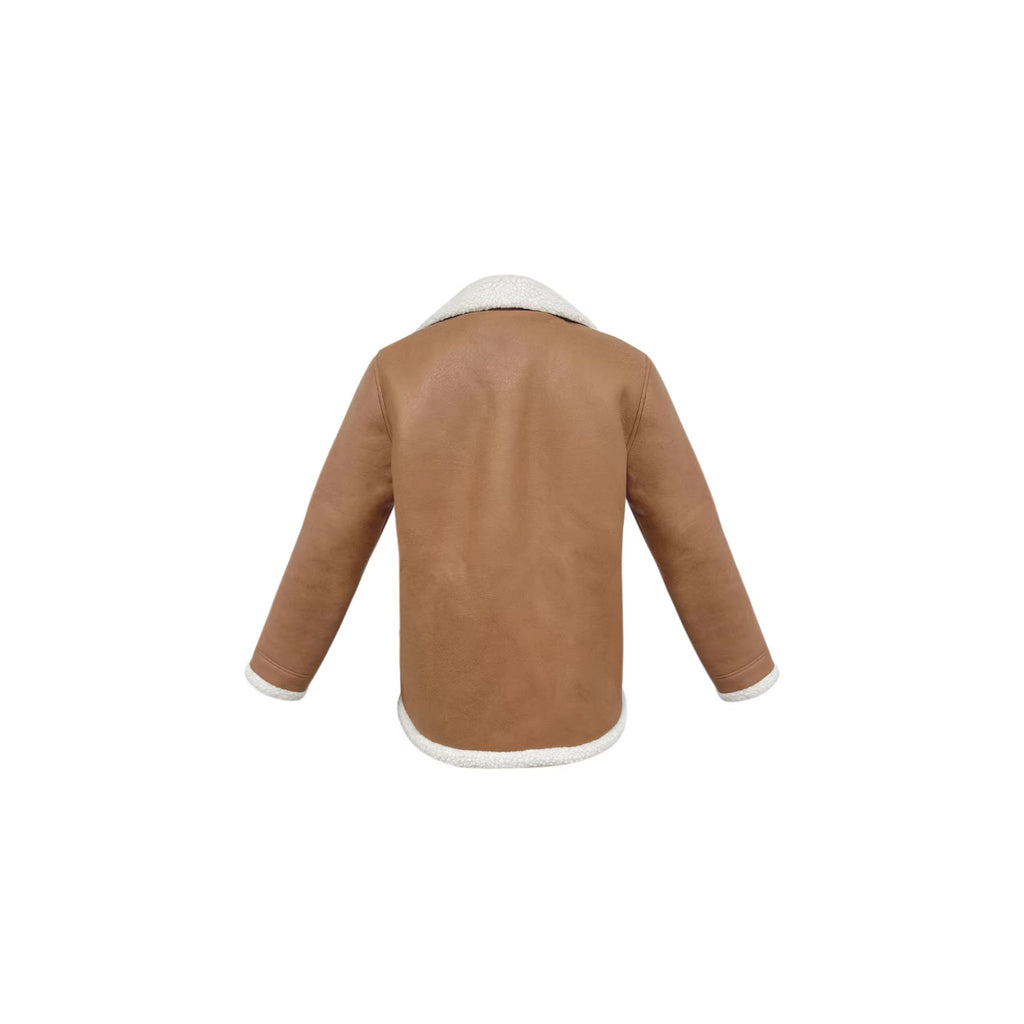 Auren Retro Lapel Fur Coat