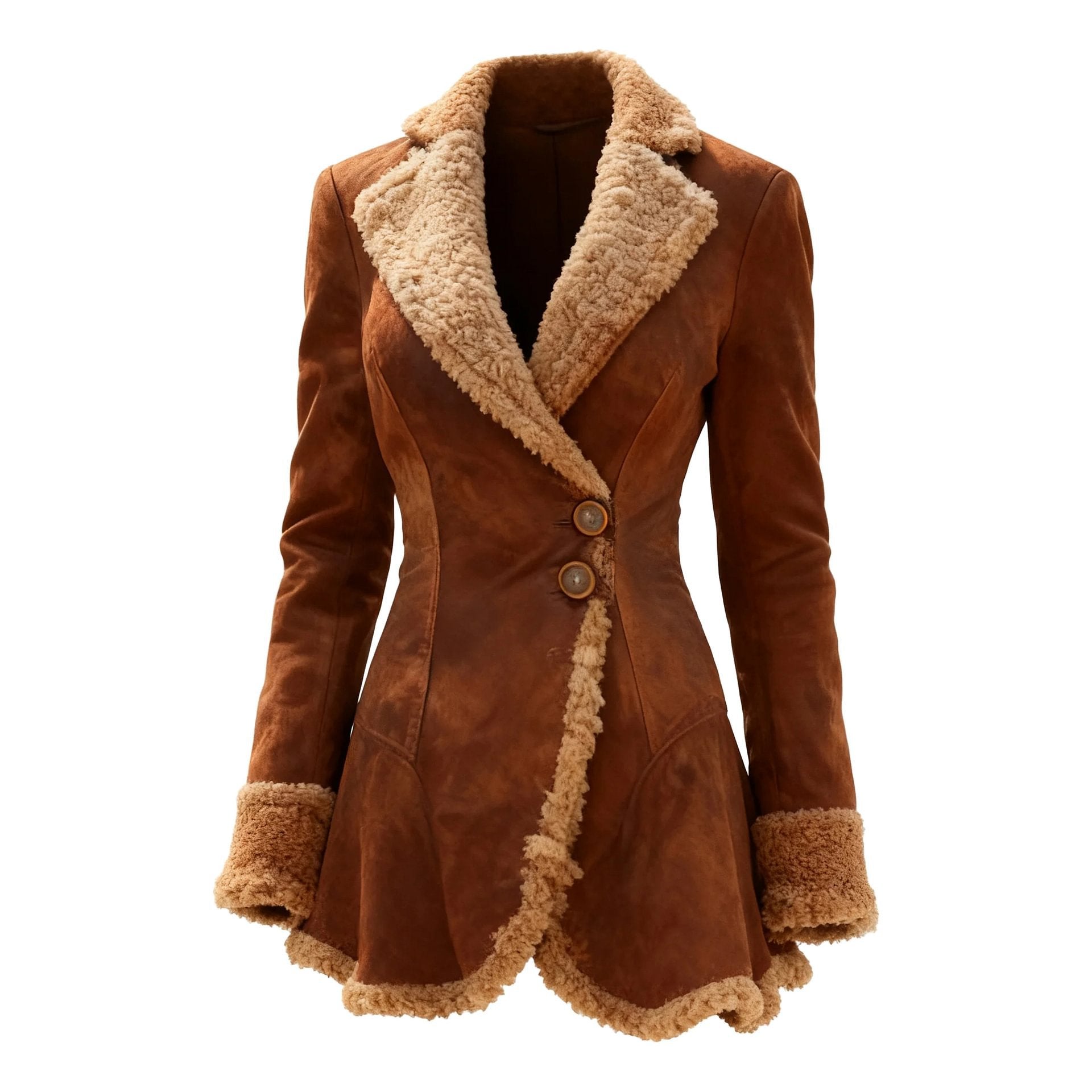 Auren Fleece Fur Coat