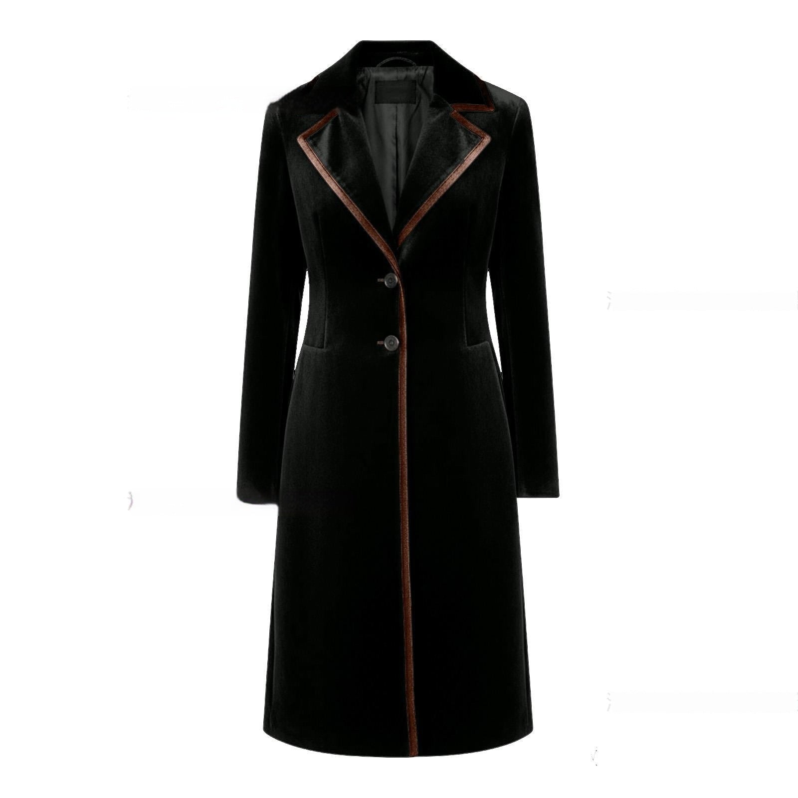 Auren Velvet Statement Coat