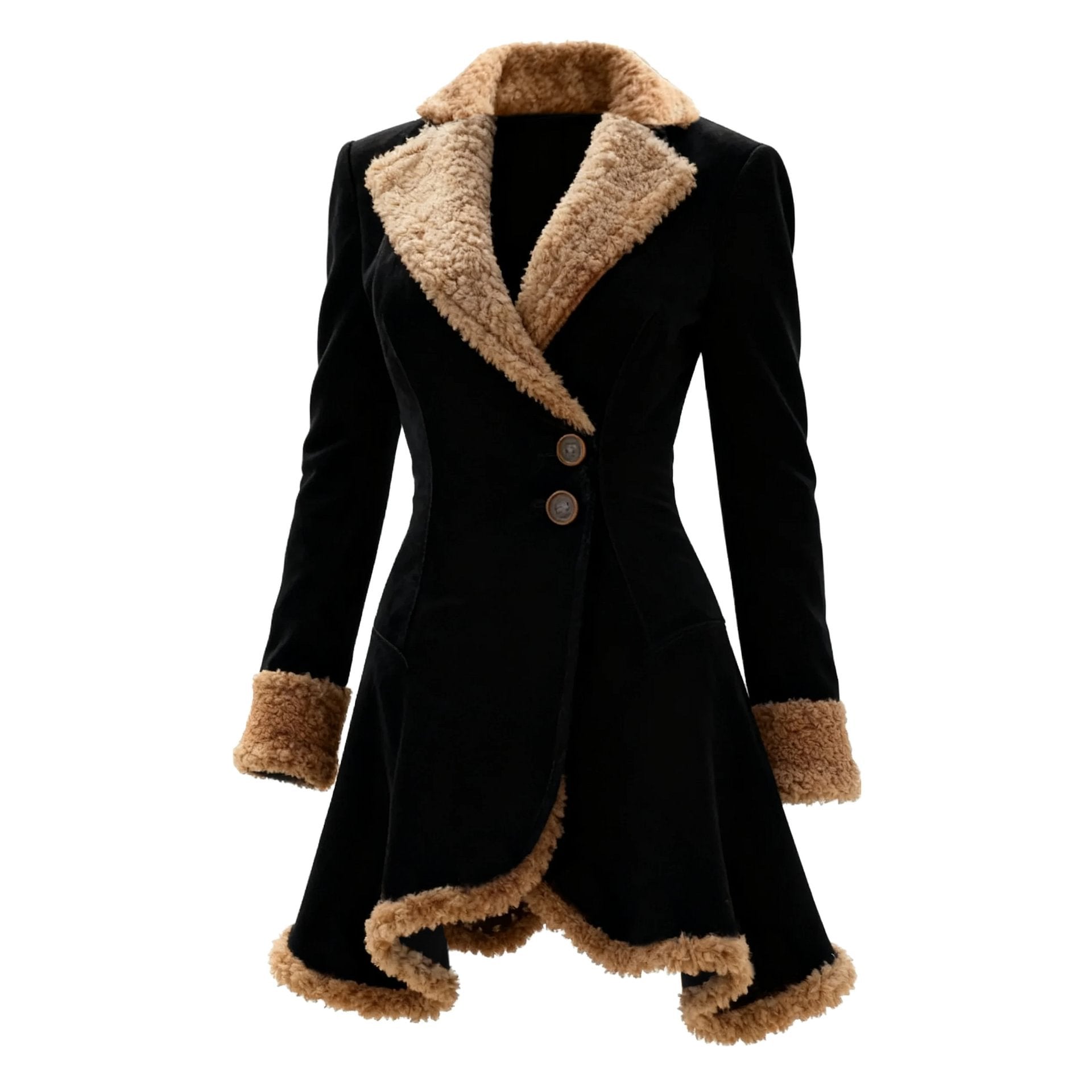 Auren Fleece Fur Coat