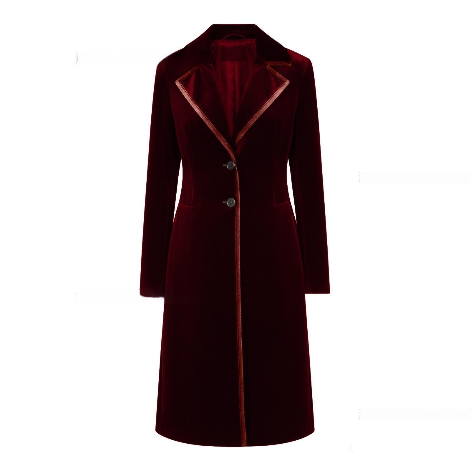 Auren Velvet Statement Coat