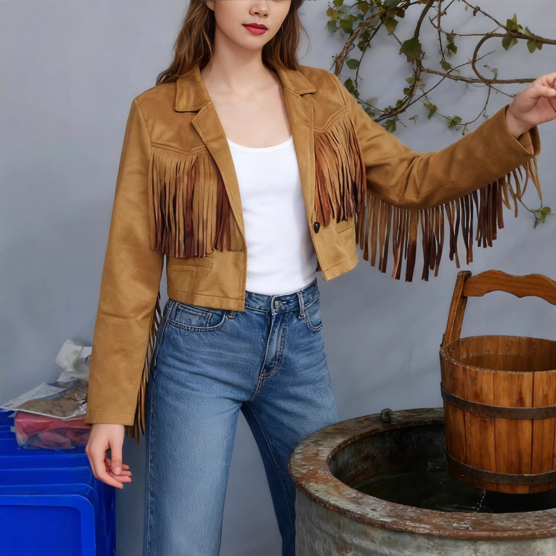 Auren Tassel Trim Jacket